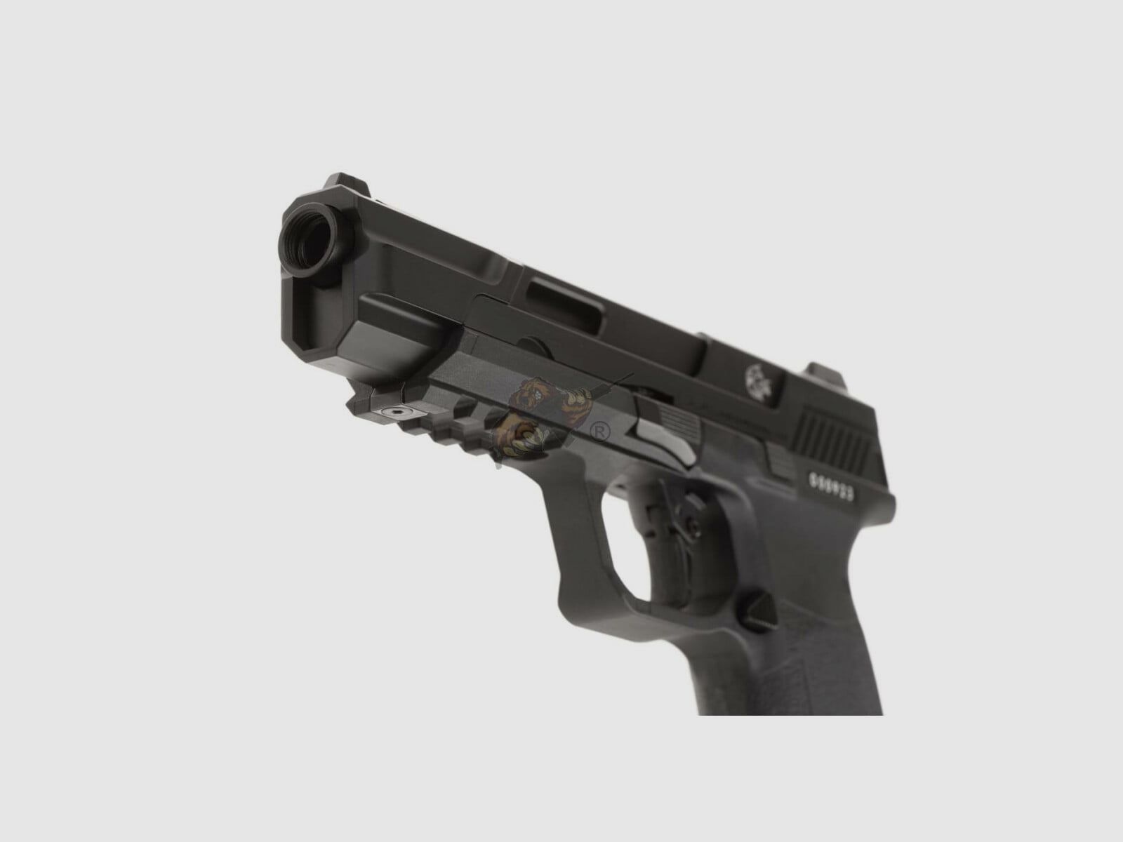 G&G Piranha Mk I GBB Airsoft Pistole in schwarz -F-