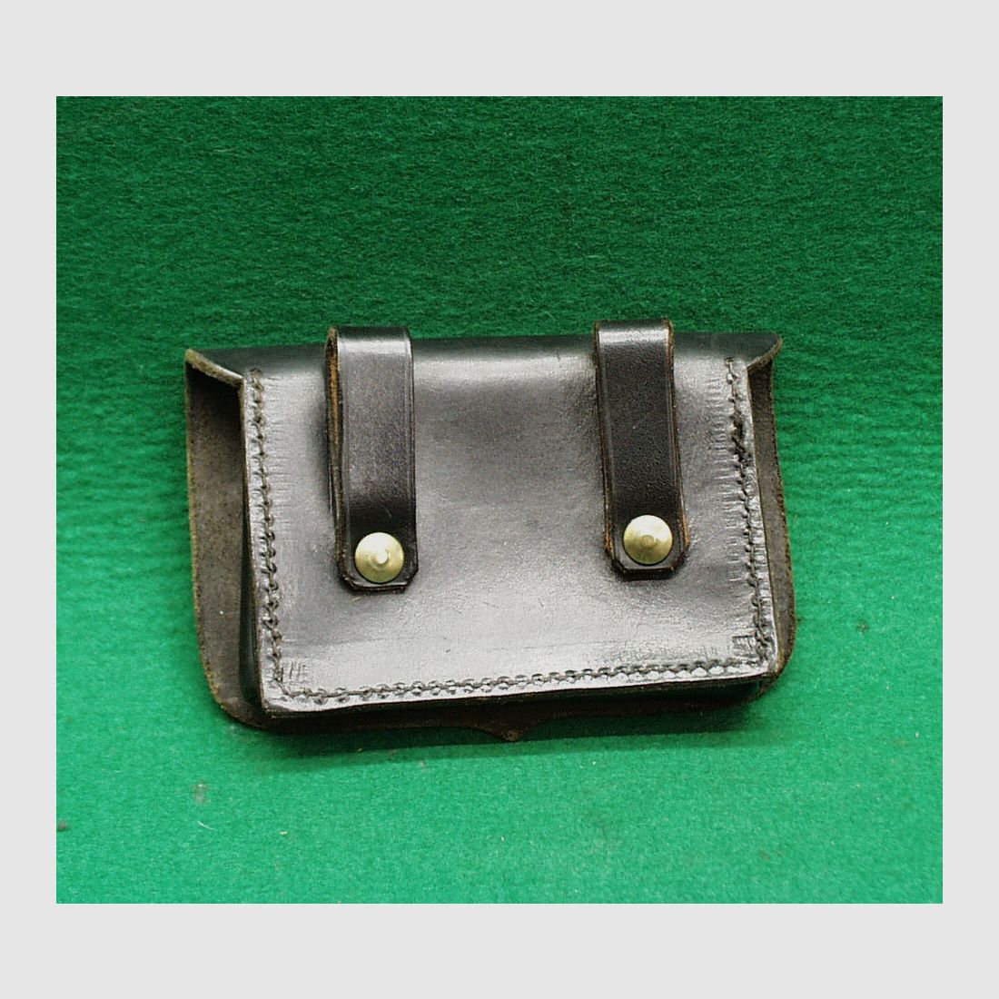 Patronentasche US aus Leder, schwarz