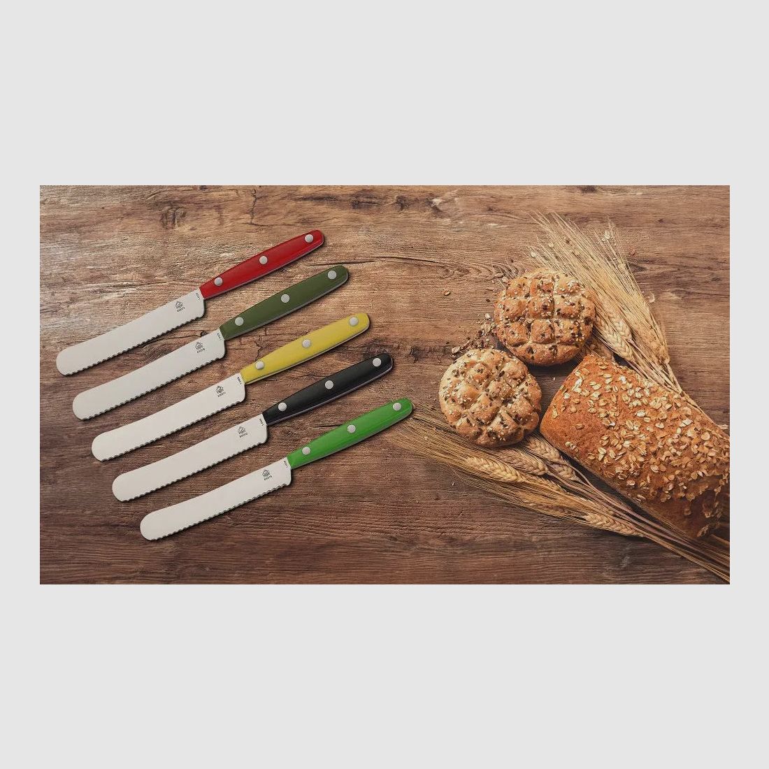 PUMA IP Buckelsmesser / Coltello da pane Rosso