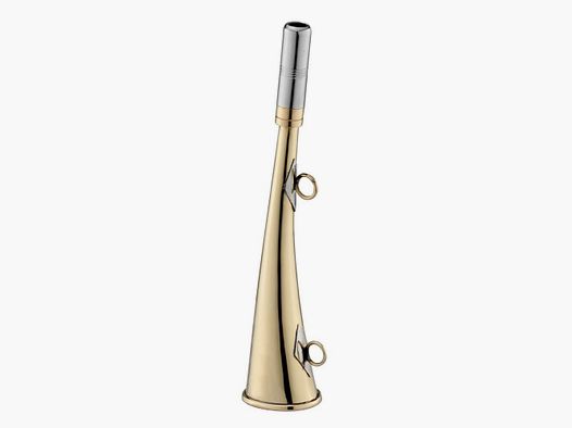 Flachhorn Compiègne 22 cm poliertes Messing