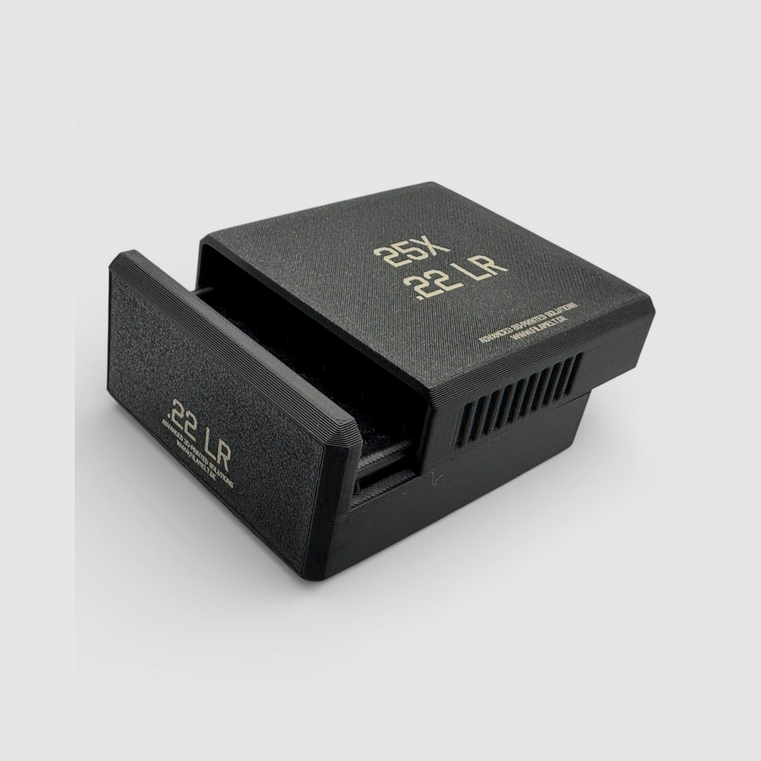 Filamelt Munitionsbox / .22 LR / .22 LFB / ‘Schiebedeckel’ / Patronenbox, Ammo Box