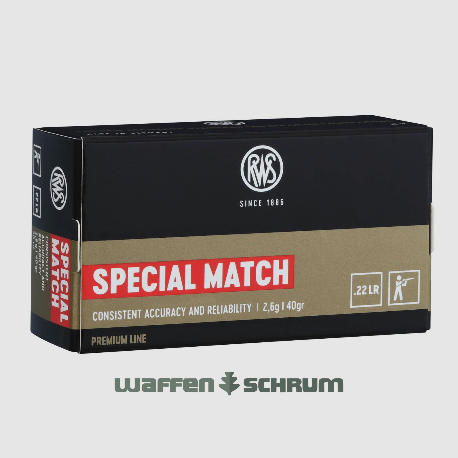 RWS Special Match 2,6g - 40gr. .22lr
