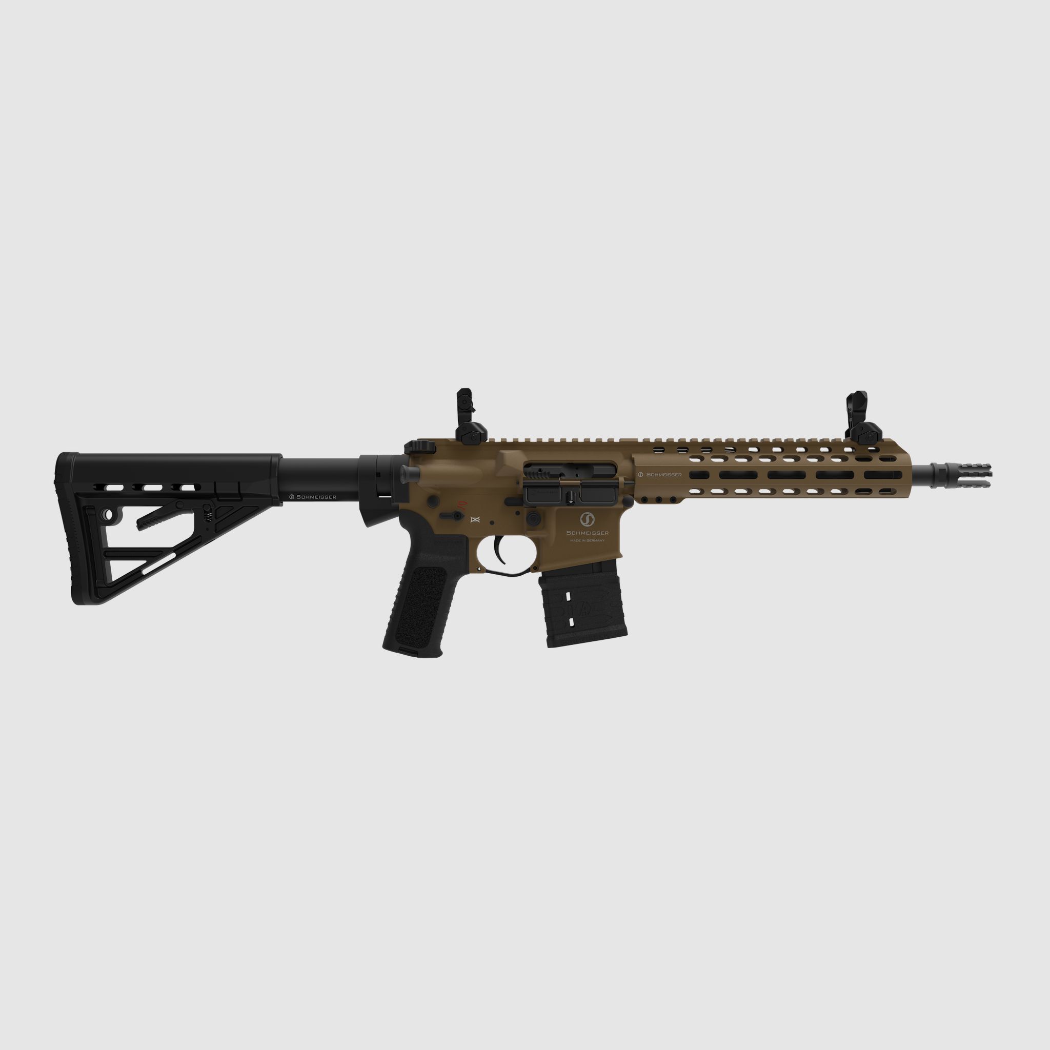 SCHMEISSER AR15 S4F Slim Line – CERAKOTE FDE / .223 Rem. / 10,5" | 267mm