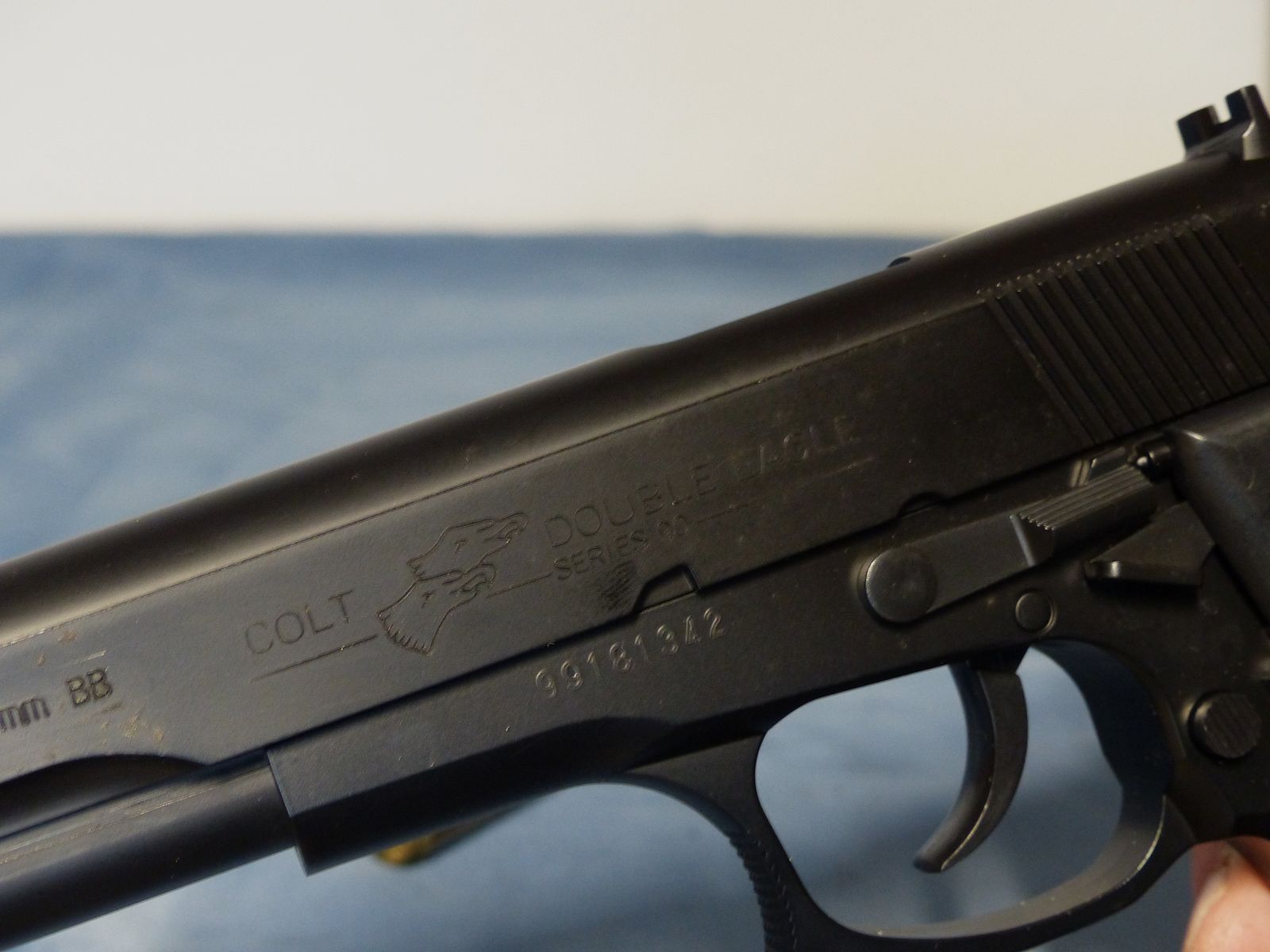 Colt Black Hop Up Type van KWC Soft Air Double Eagle Kal. 5,5mm