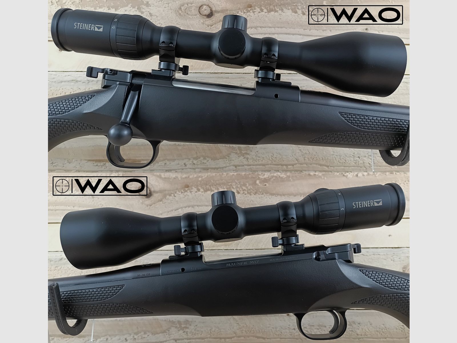 Repetierbüchse Mauser M12 Extreme, Kal. .30-06Spring *Komplettpaket mit ZF Steiner + Hausken SD*