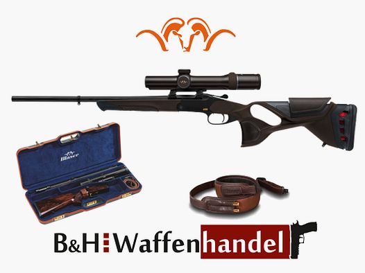 Neu: Blaser K95 Ultimate Leather Komplettpaket inkl. ZF, Koffer, Riemen, Anschuss