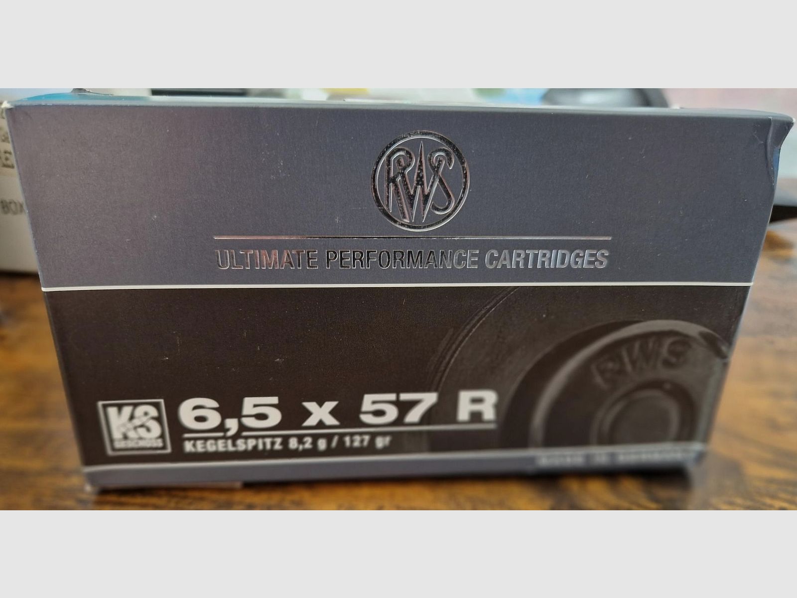 Patronen RWS 6,5x57R Kegelspitz neu und OVP