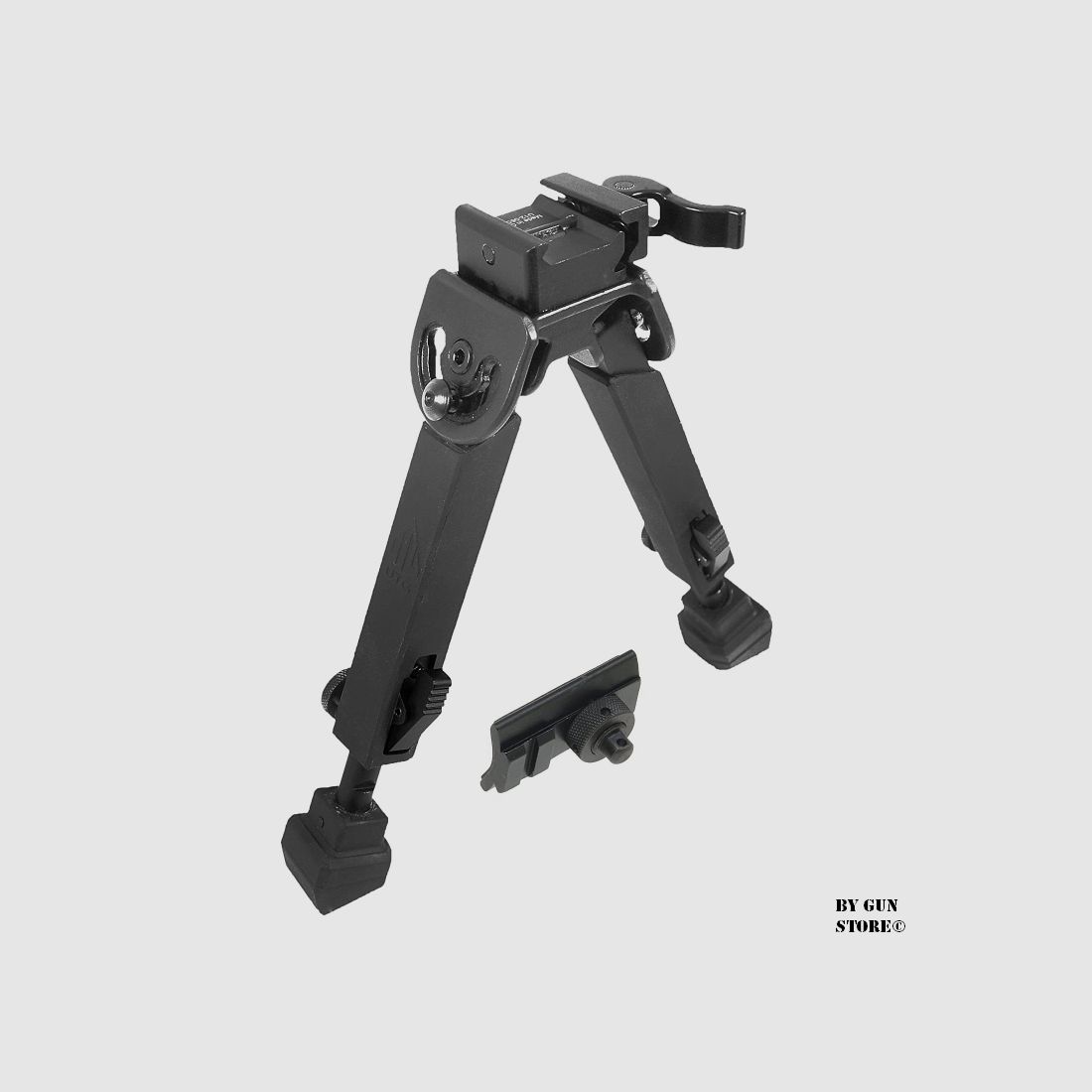 UTG Rubber Armored Full Metal QD Bipod, Height 6.0″- 8.5″, image 1 of 4
