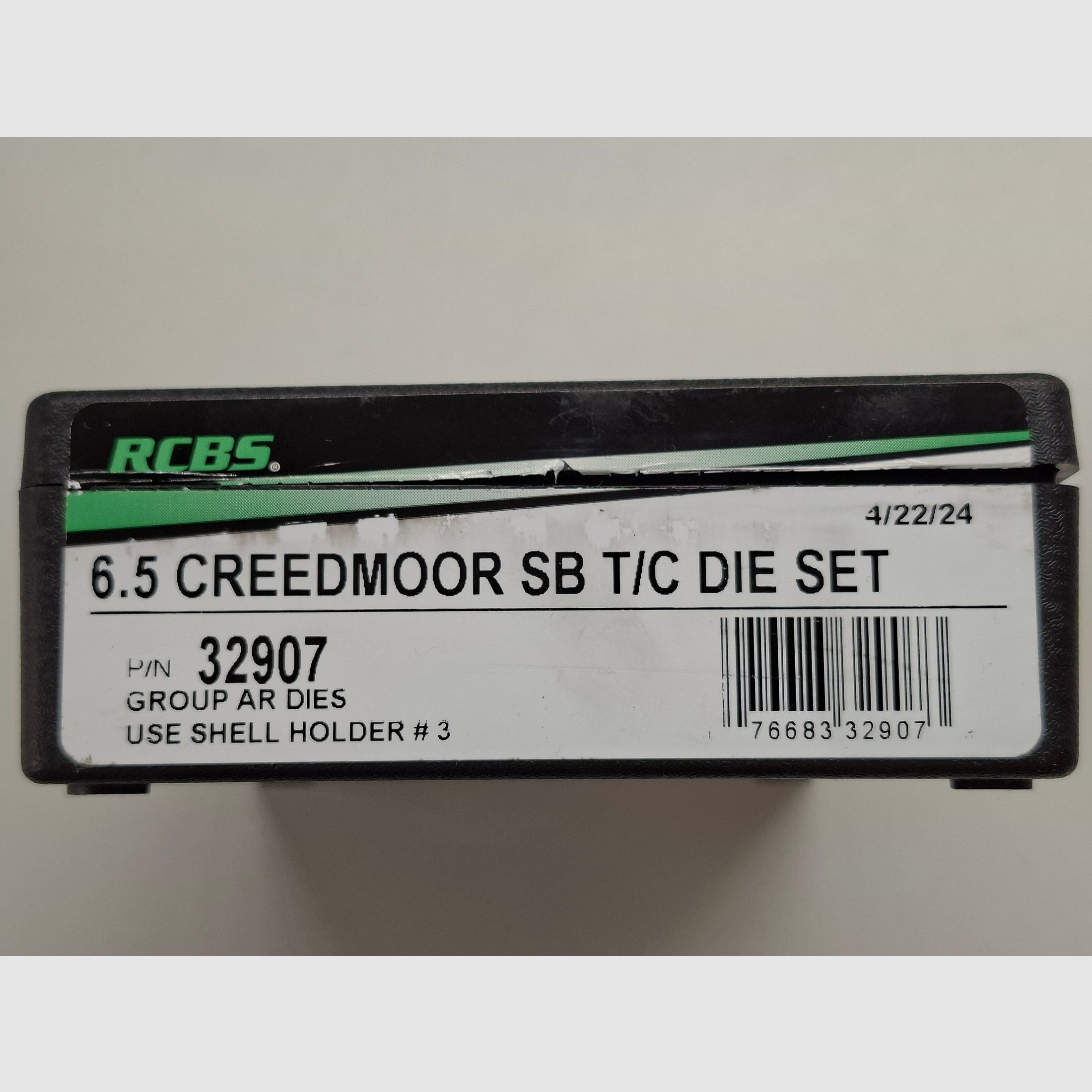 RCBS 6.5 Creedmoor SB T/C die set Small Base for AR