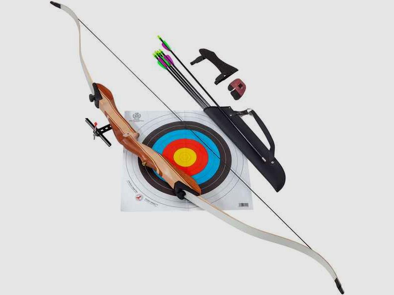 Sportbogen-Set Herren Rechtshänder 68*, 34lbs