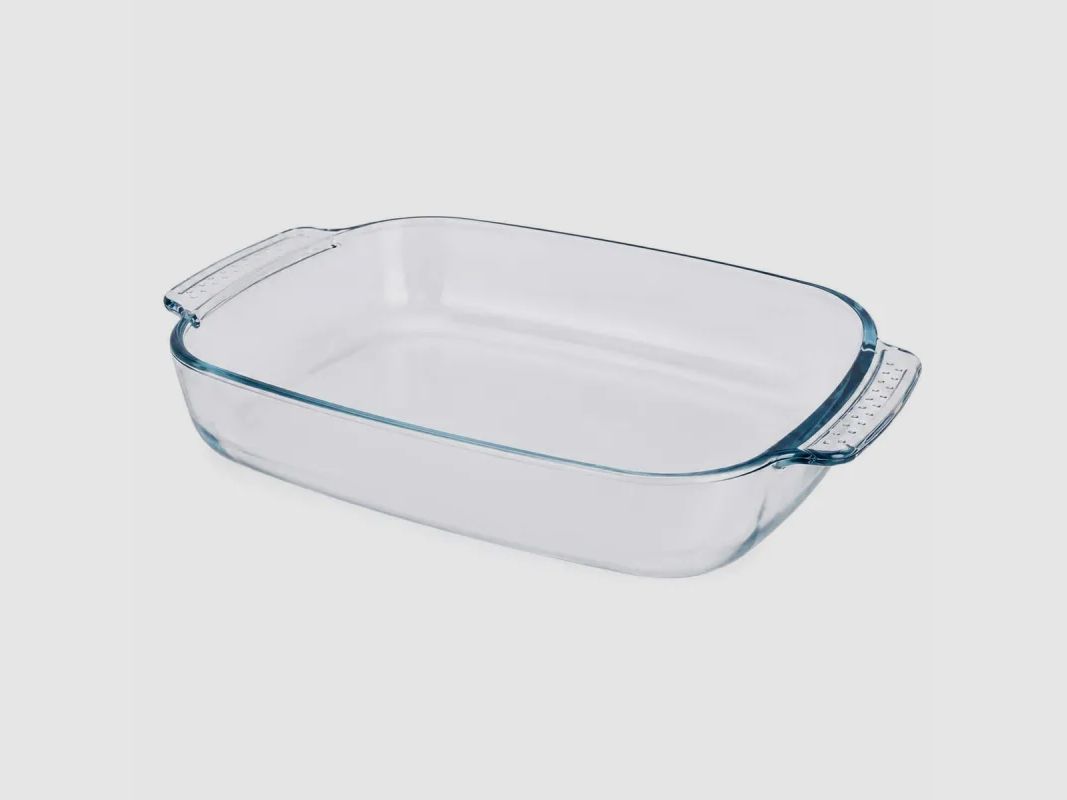 Set aus 3 Backformen aus gehärtetem Glas, Bild 1 von 6