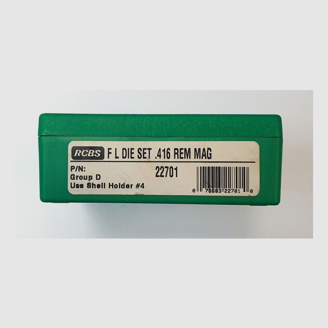 RCBS RCBS Reloader Special Full Length Die Set, .416 Rem Mag Matrice