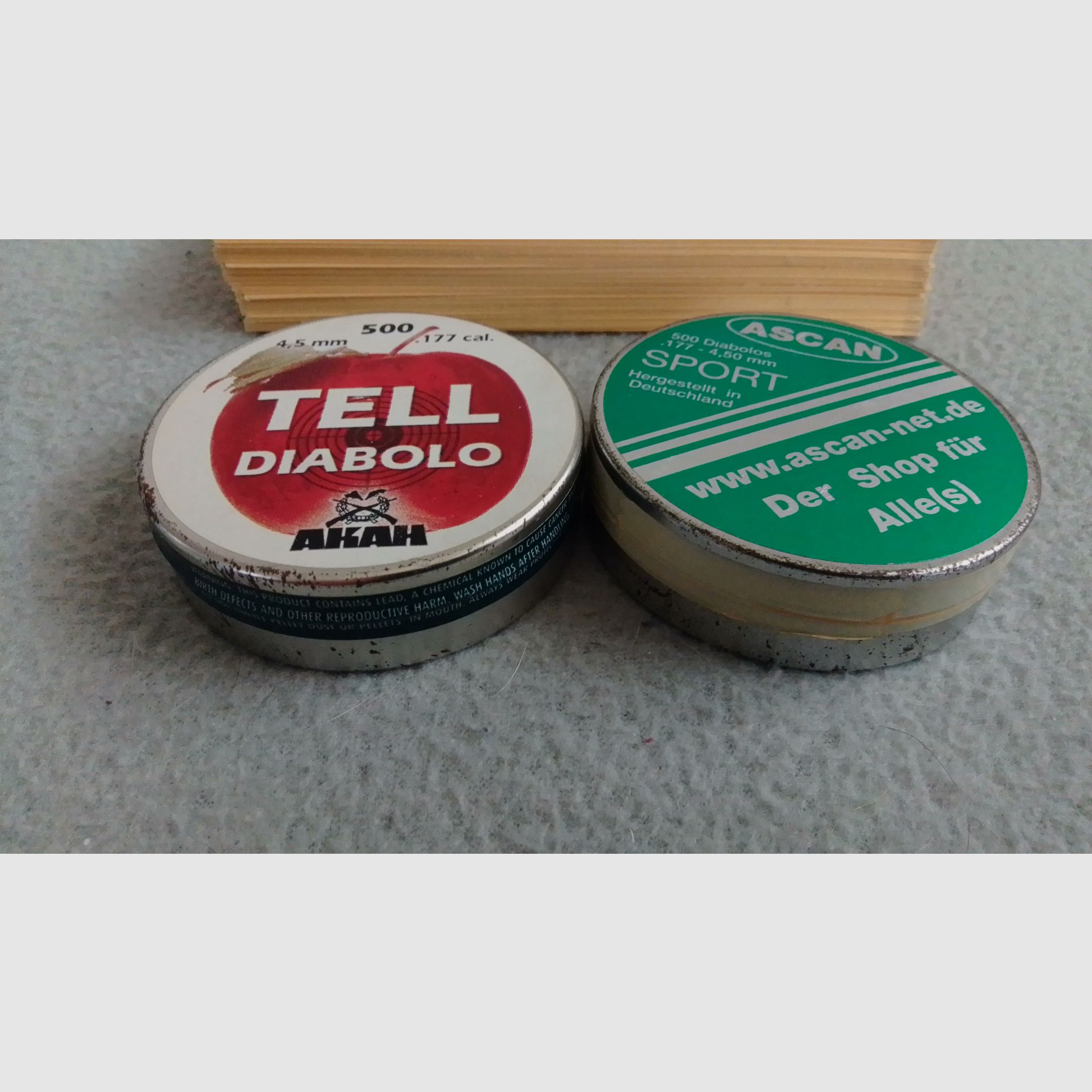 2x pack of 4.5mm pellets, target sheets 14x14, (NEW) for air rifle / air pistol