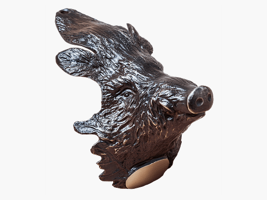 5etta Wildschweinkopf aus Messing