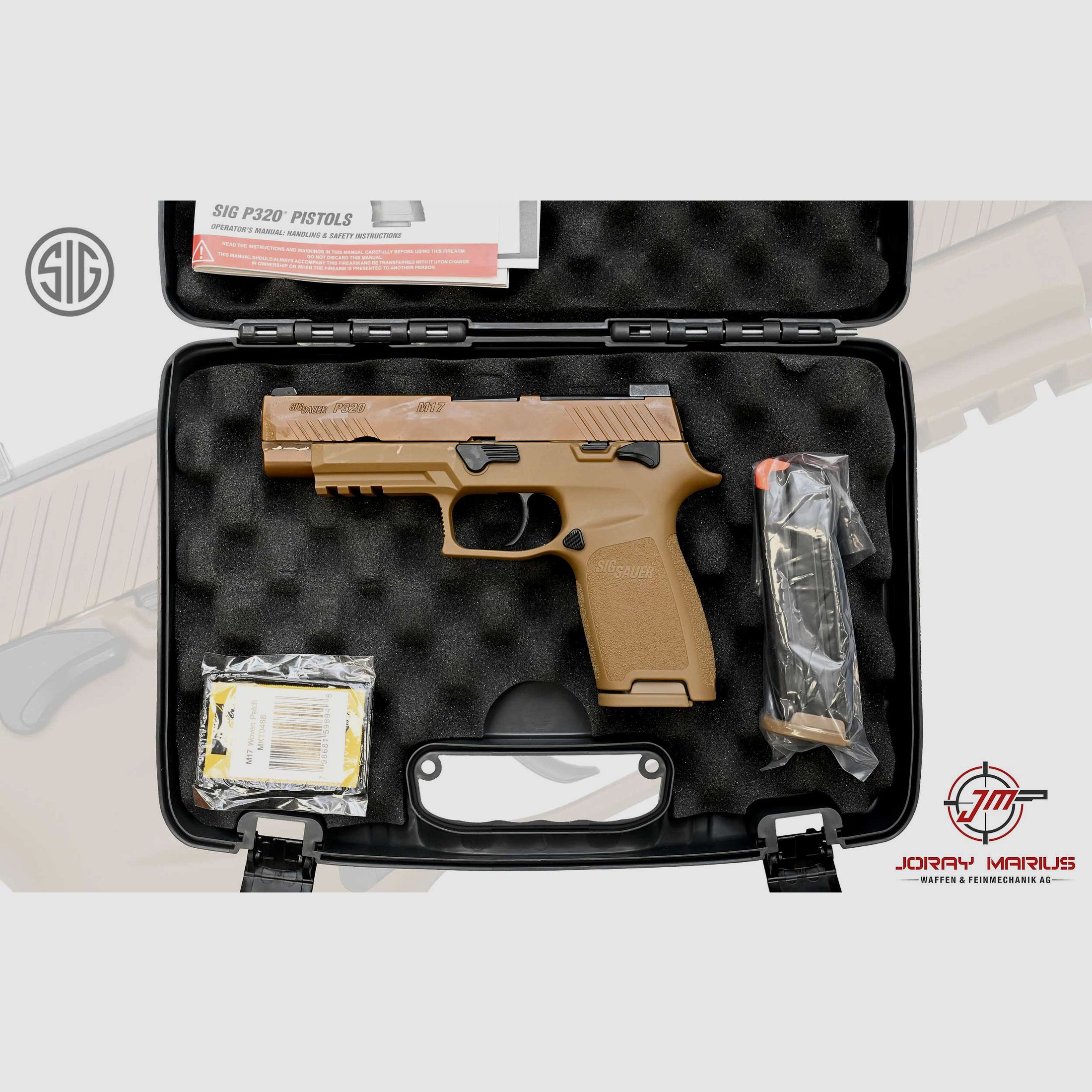 SIG Sauer P320 M17 FS US Army Coyote 9mm Para, image 2 of 2