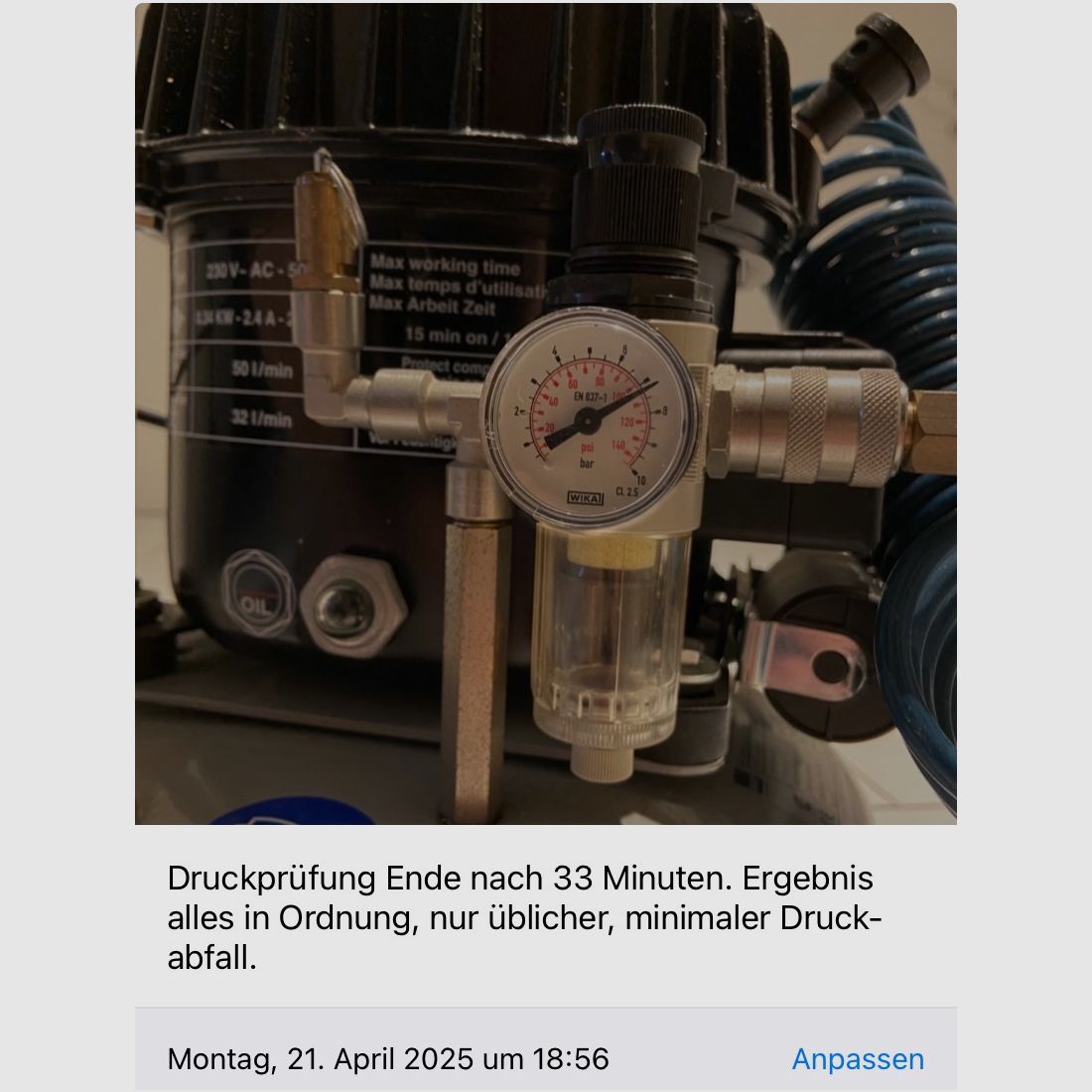 Schneider Kompressor Silent-Master SEM 50-8-9 W - Flüsterkompressor!