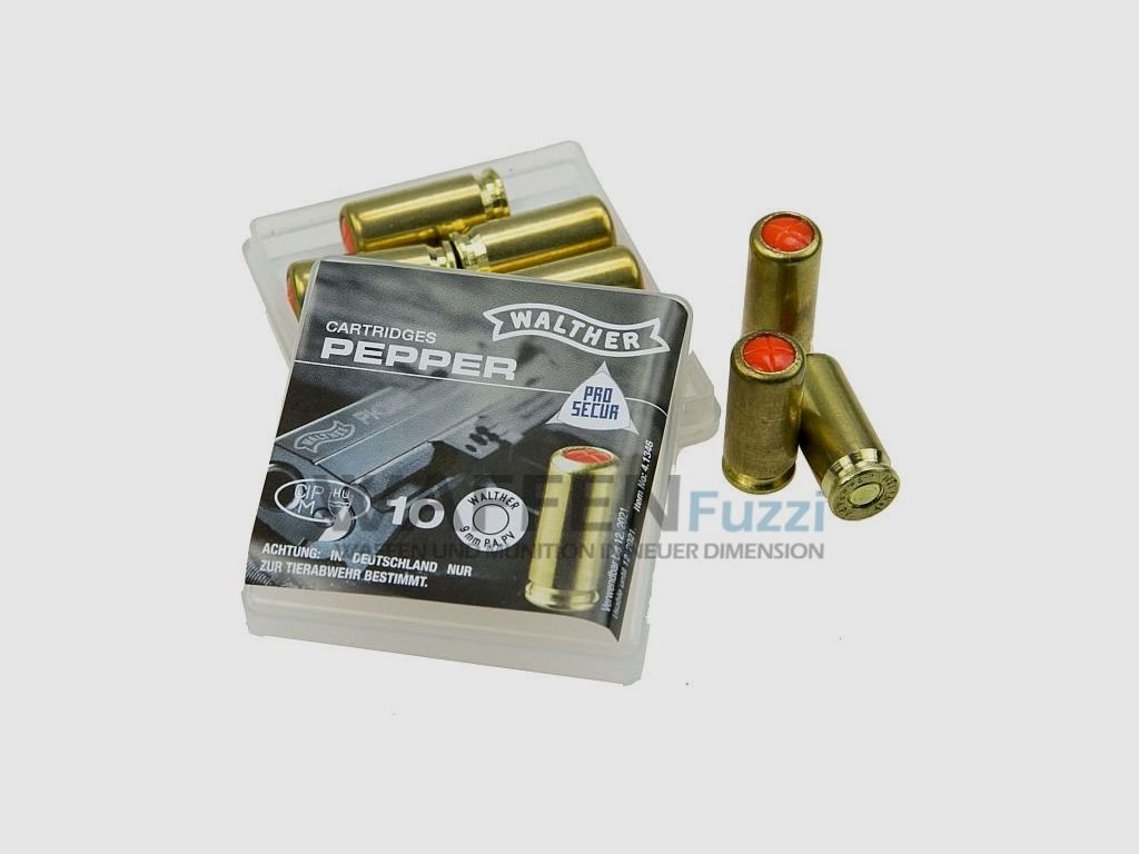 Walther Pfeffermunitie 9 mm voor pistolen