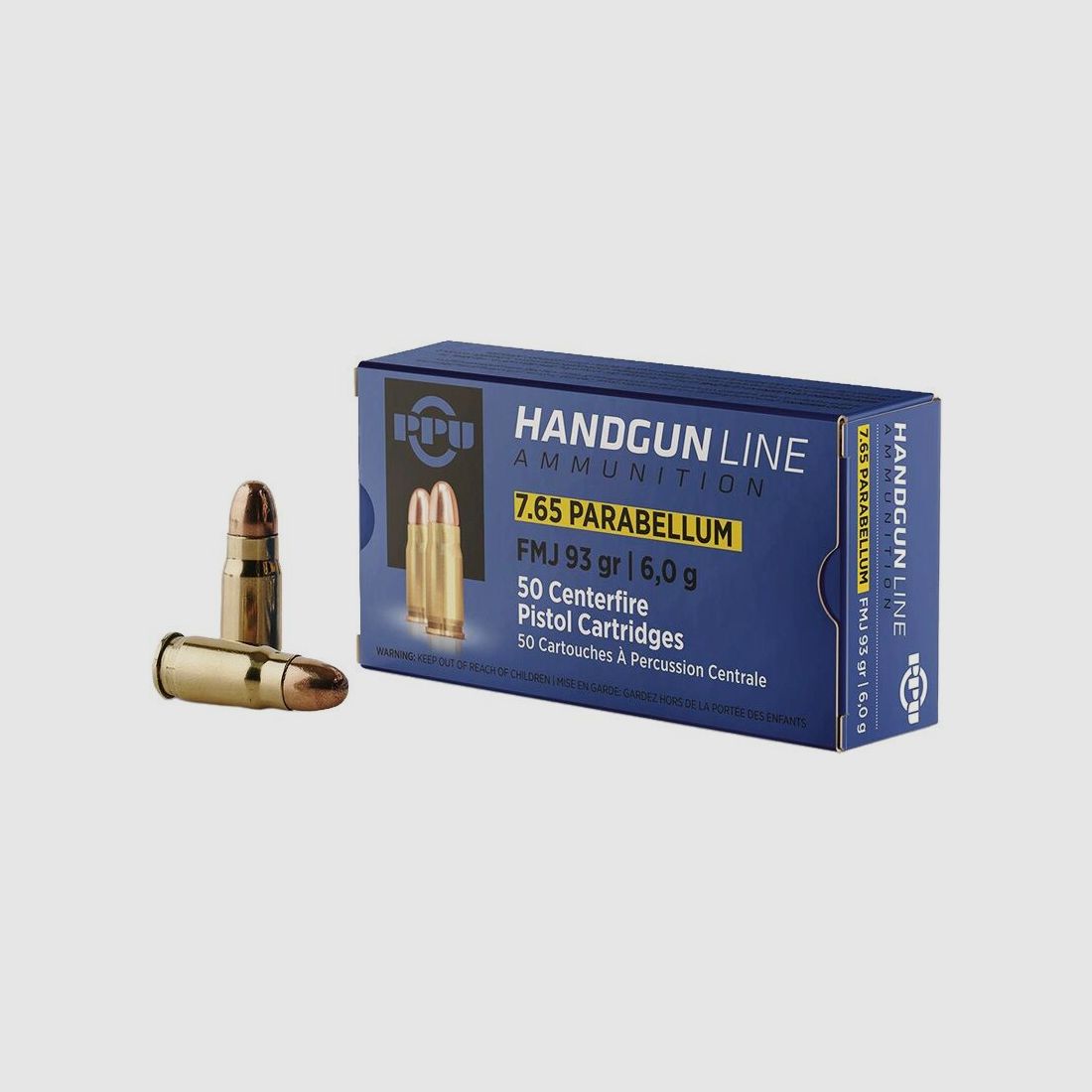 Prvi Partizan FMJ 93 grs - 50 pièces