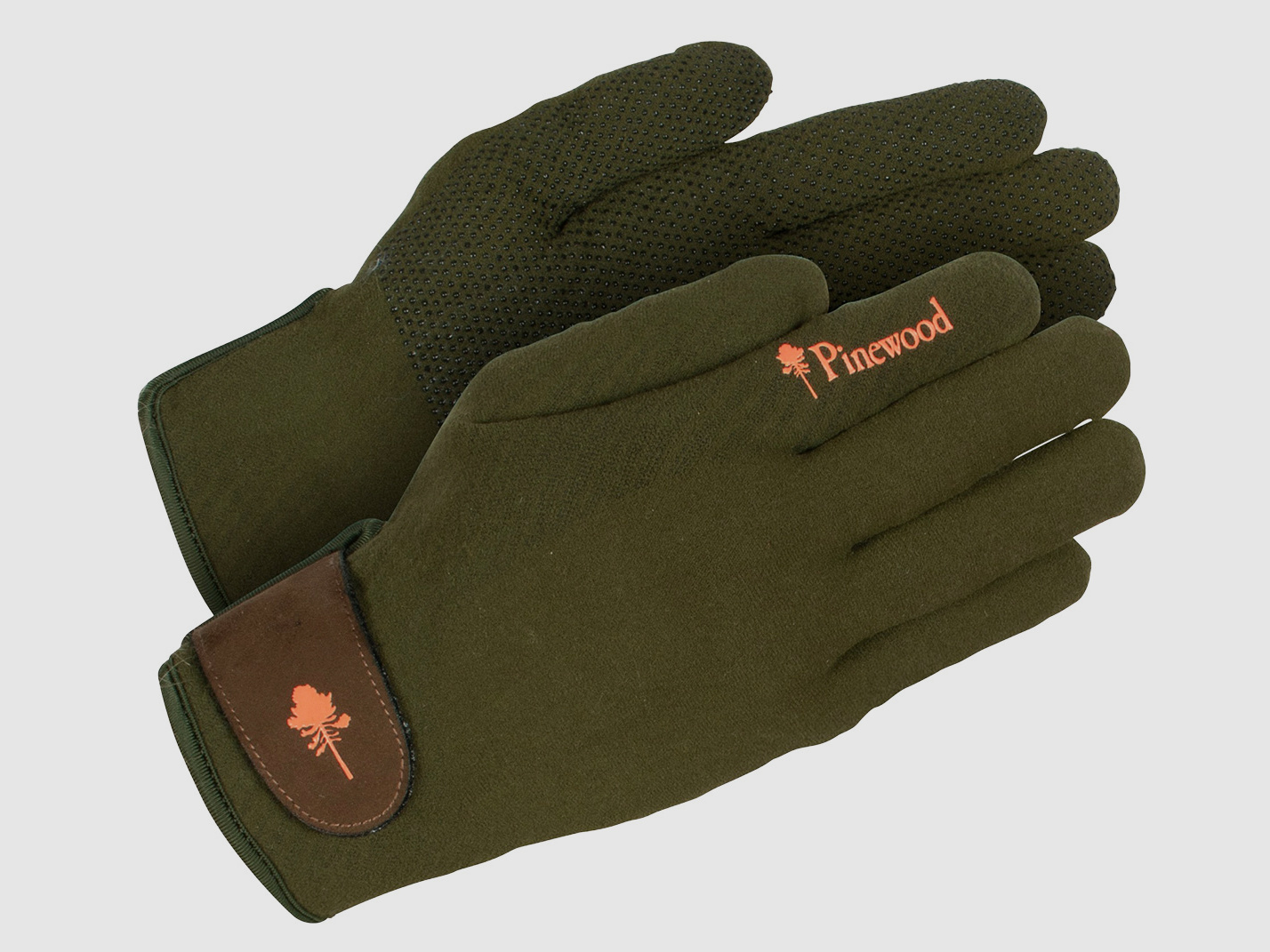 Pinewood Handschuhe Stretch Extreme Mossgreen/Dark Brown