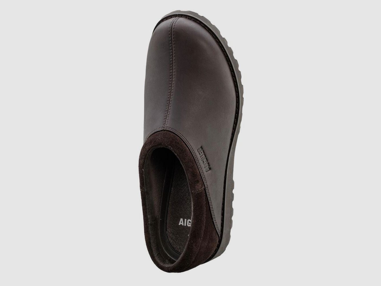 Zoccoli Aigle Basilo Alti Marrone Scuro Uomo - Confortevole Durevole - Impermeabile - Per Escursionismo e Outdoor, immagine 5 di 5