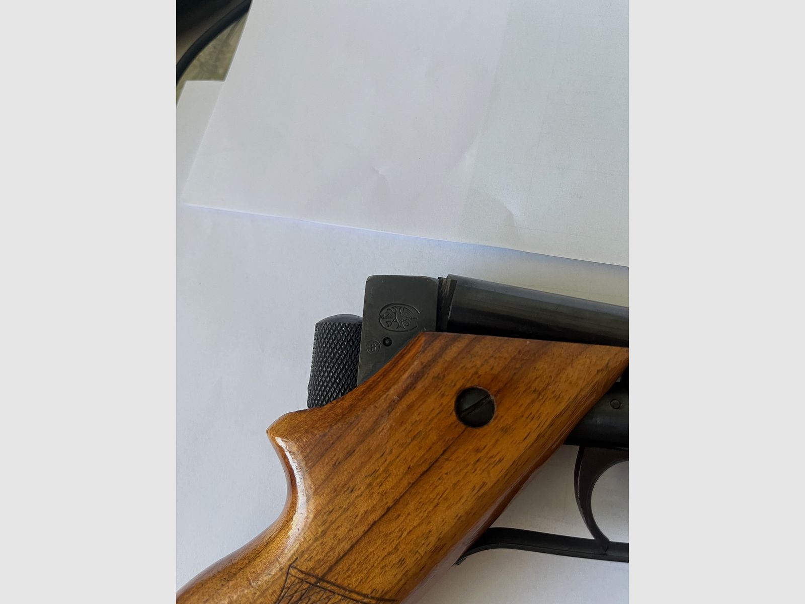 Brünner .22 lang Kipplauf-Kurzwaffe