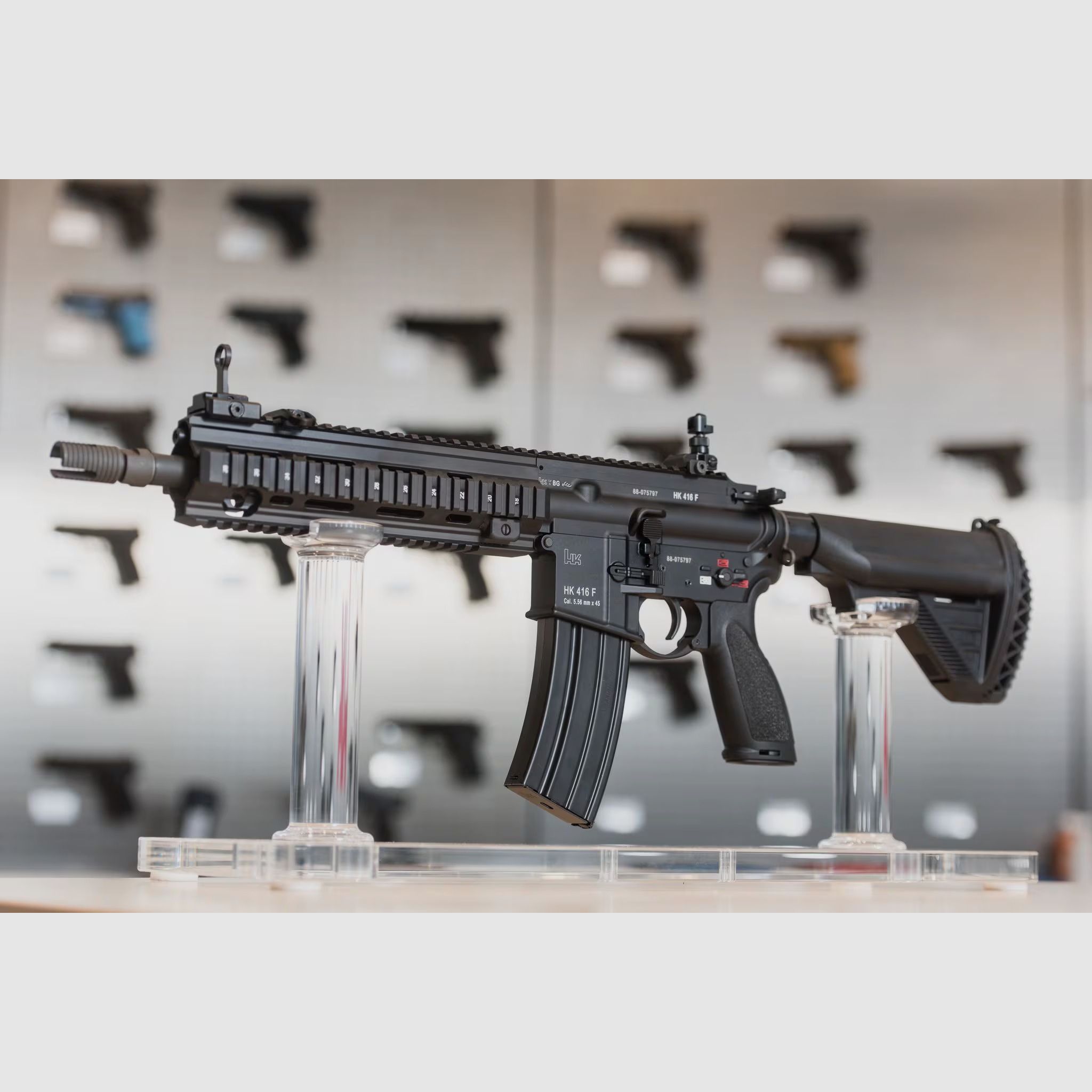 HK416F G95k tłumik dźwięku z interfejsem SD M15x1 i nakrętką wylotową - Heckler & Koch B&T Rotex-V Mr223 Mr308 HK243