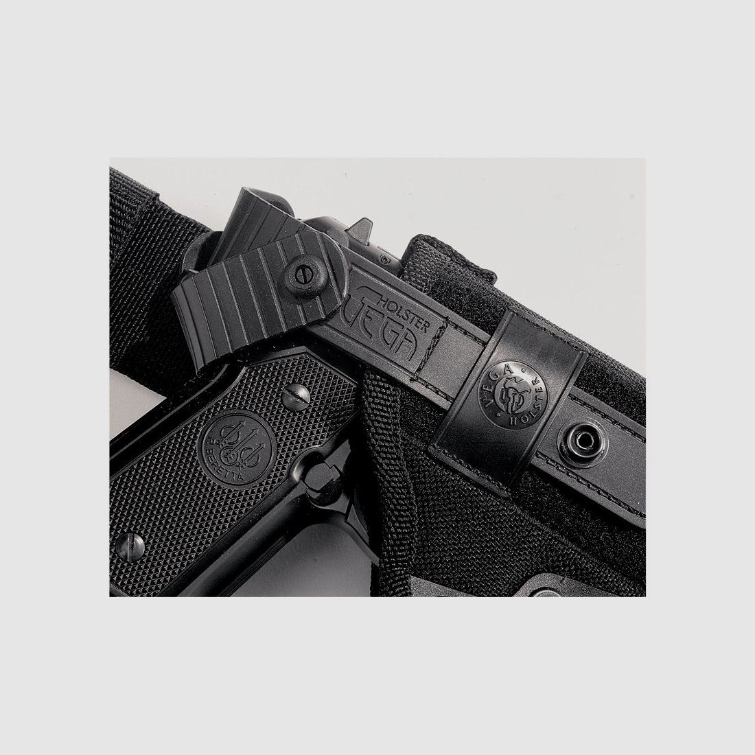 FONDINA COSCIALE IN CORDURA VEGA HOLSTER PA260 PER BERETTA 92 – 98 – BLU –, immagine 2 di 2