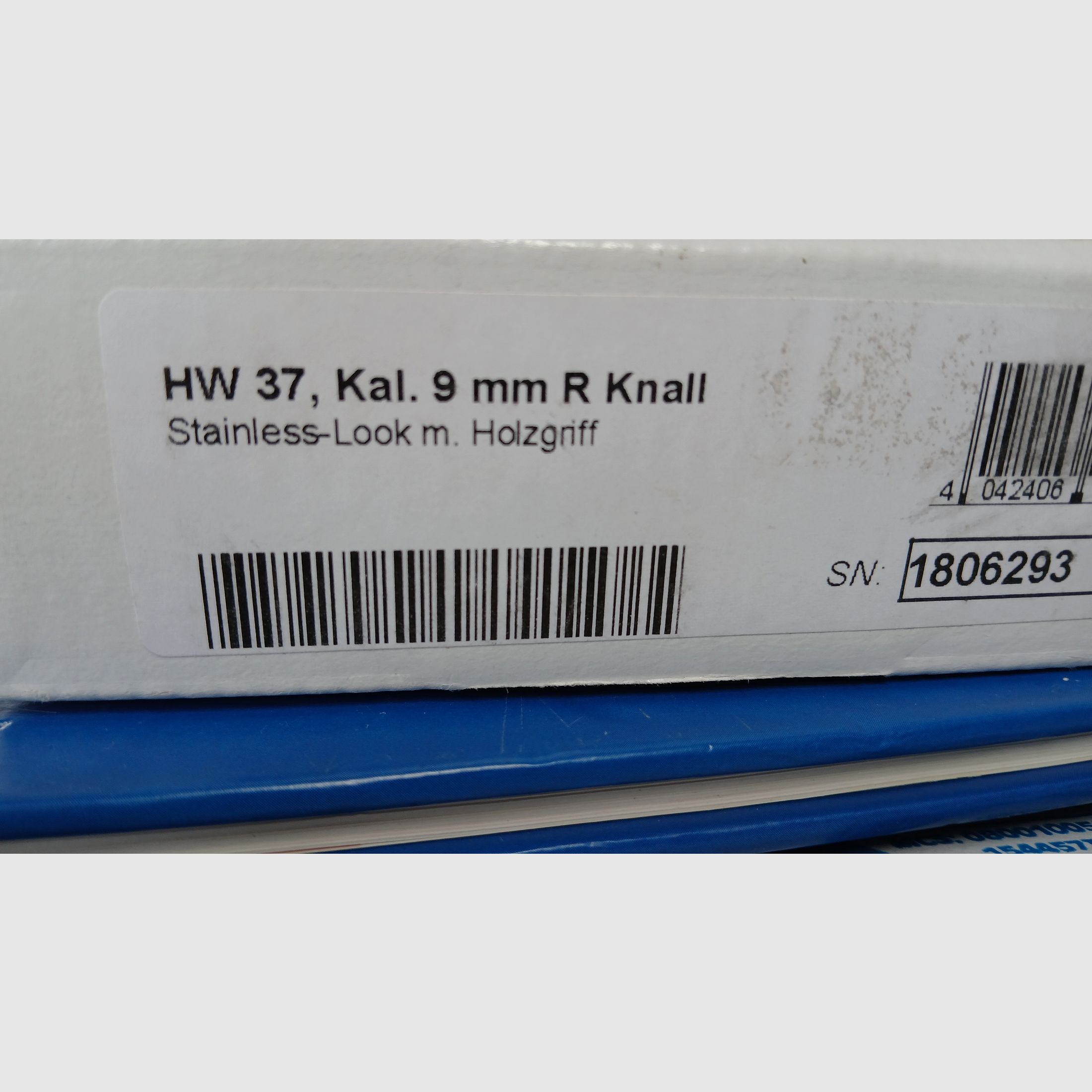 Incense HW 37 9mm blank gun NEW!