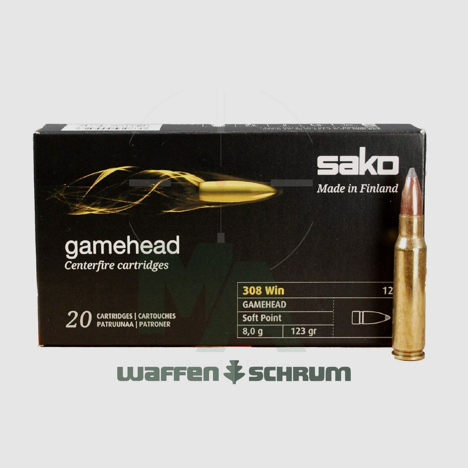 Sako Gamehead SP 8.0g - 123gr .308Win