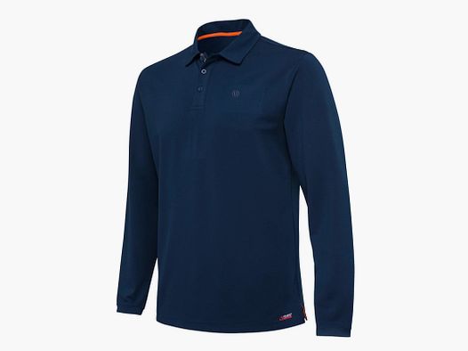 POLO MANCHES LONGUES BERETTA TECH CORPORATE BLEU