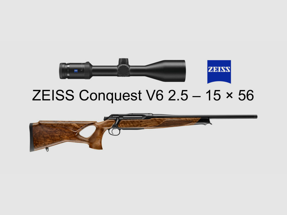 J.P. Sauer & Sohn Sauer 505 ICONIC Lochschaft HQ5 Zestaw Elegance | .308 Win. | ZEISS V6 2.5-15x56