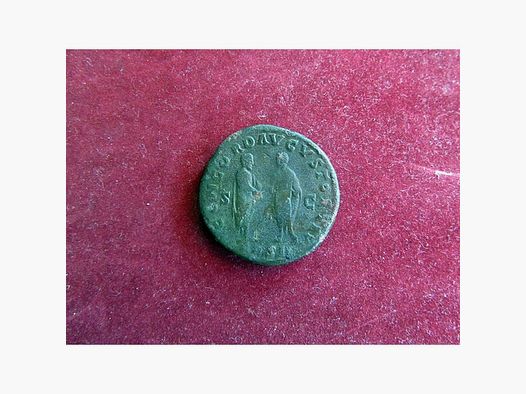 Sesterz Lucius Verus COS II Concordia RAR Rom alte antike römische Münze Nr. 13