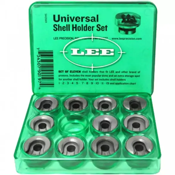 Set of 11 Shell Holders (case support) R-Type for Lee press