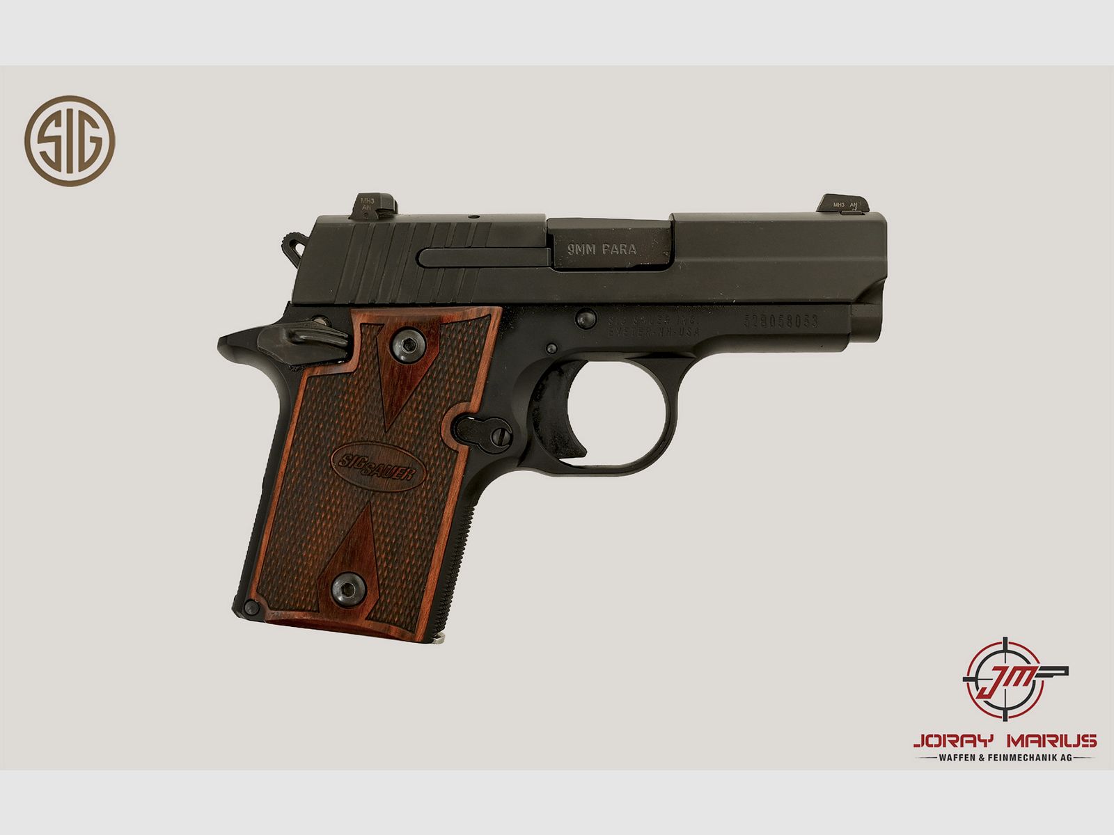 SIG Sauer P938 Rosewood 9mm Para, immagine 1 di 2