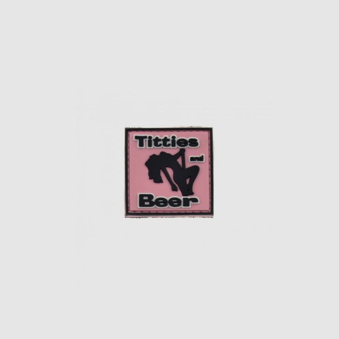 LA PATCHERIA PATCH "TITTIES AND BEER" 4X4 CM PVC