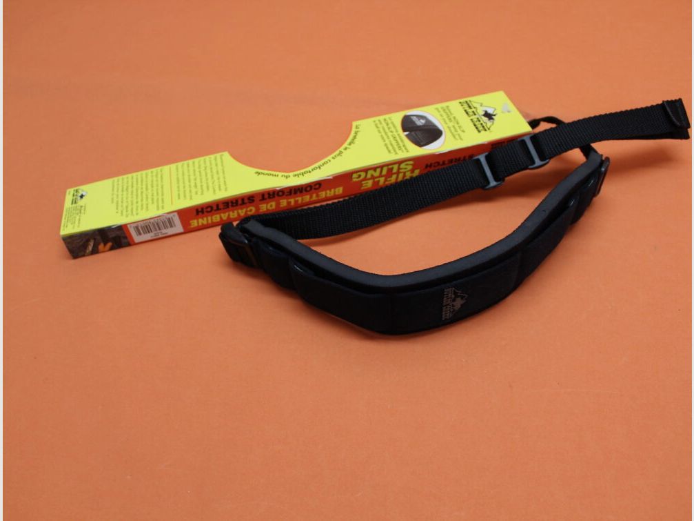 Butler Creek Butler Creek Comfort Stretch Rifle Sling (80013): Cinghia per fucile in neoprene nera imbottita