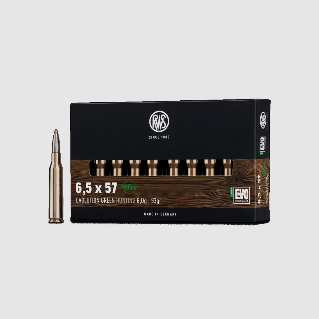 RWS Evo Green 6.0g - 93gr 6.5x57