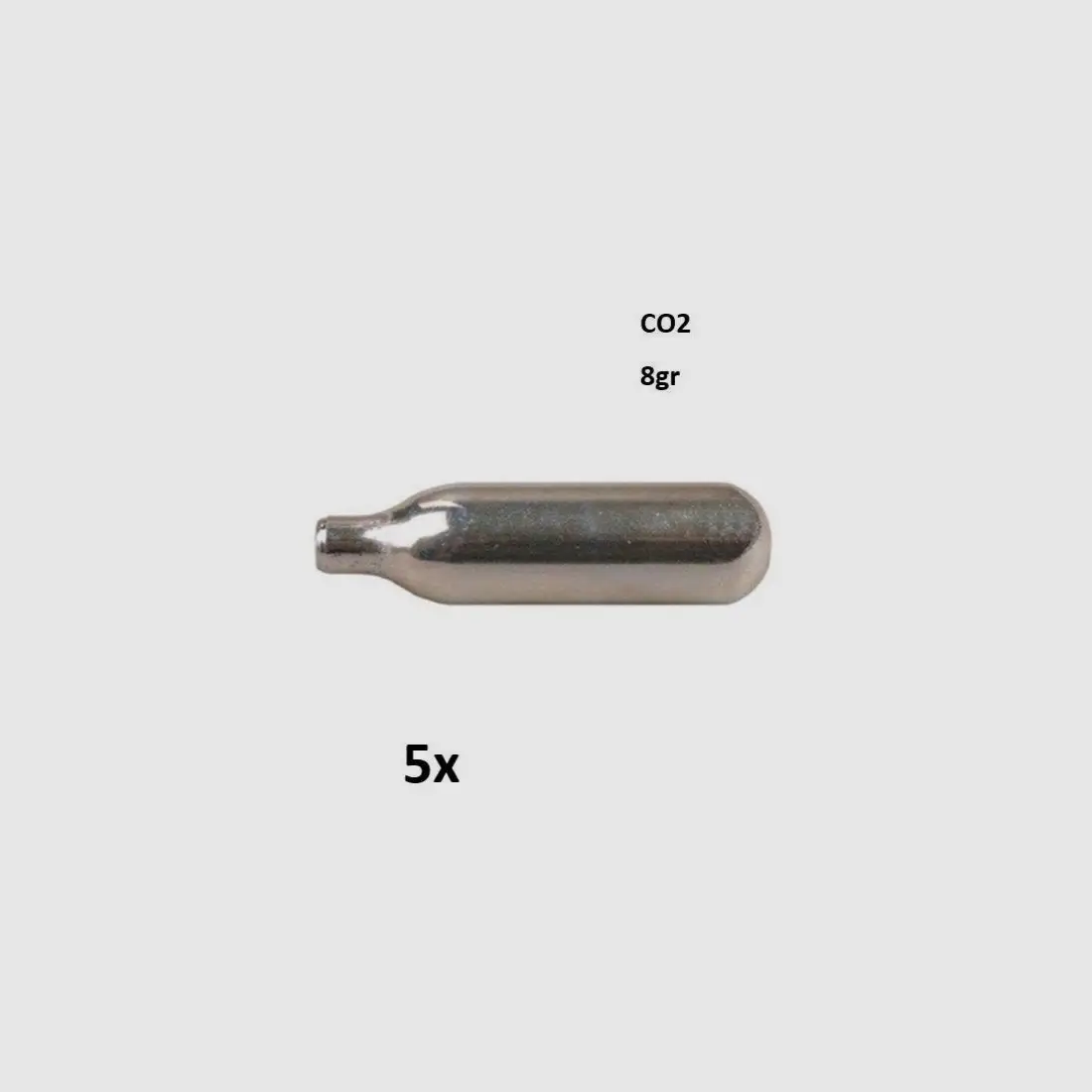 5 CO2-Kapseln 8gr.