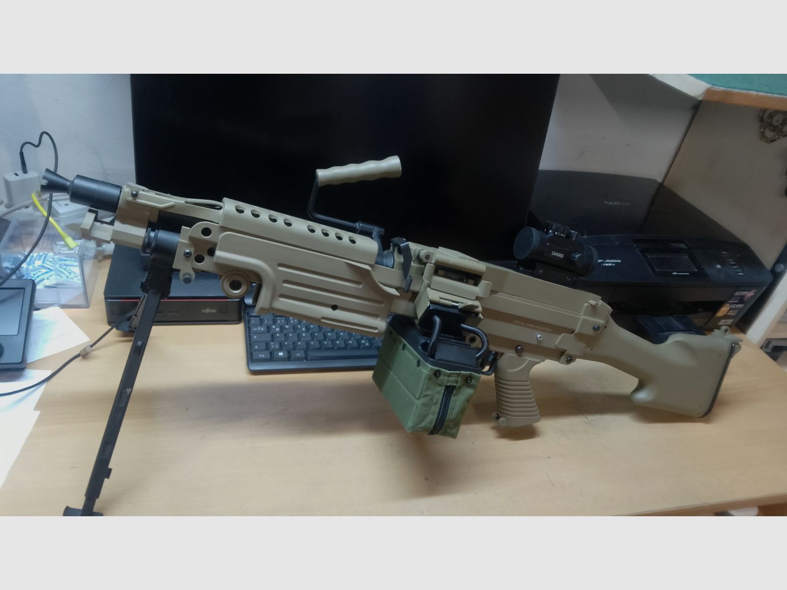 Softair M 249 tir rapide