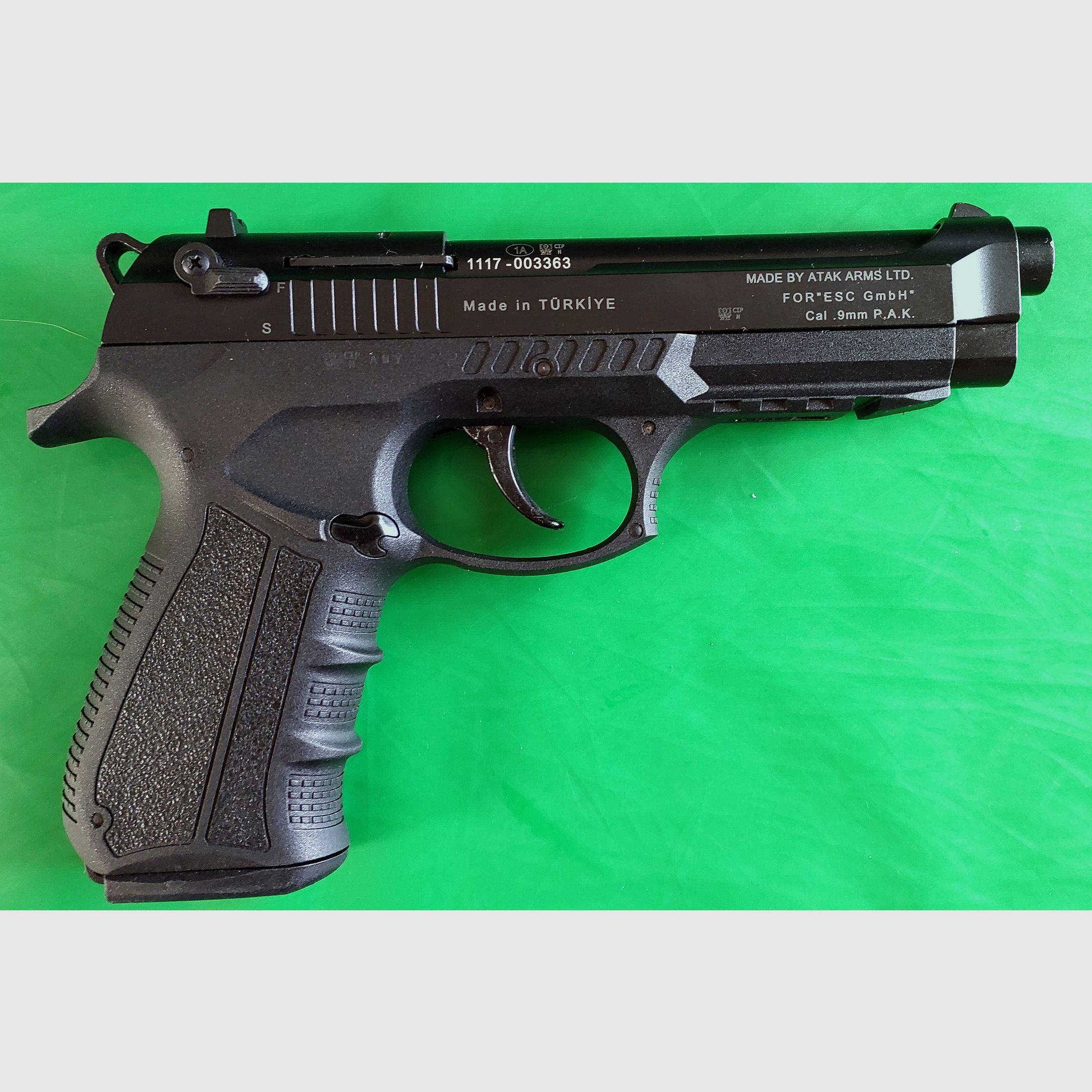 Zoraki 918 9mm P.A.K. nero - vecchio (PTB 985)