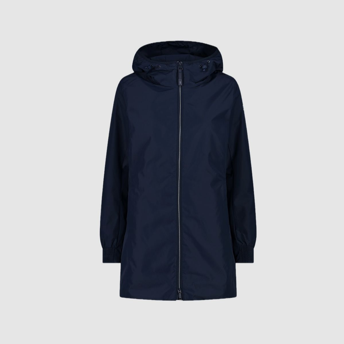 CMP Damesjacke met vaste capuchon van polypongee Blauw