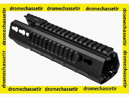 triangular handguard for AR15, Keymod, 17.7cm, black