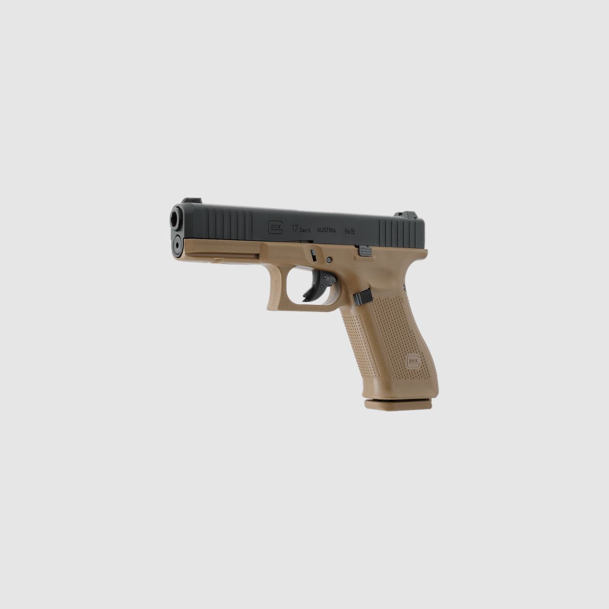 Glock 17 Gen5 French Edition - Metal Slide GBB - Schwarz-Coyote | UMAREX