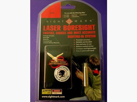 Sight-Mark adjustment laser cartridge for cal. 223Rem, 222Rem, 6x47, 5.6x47