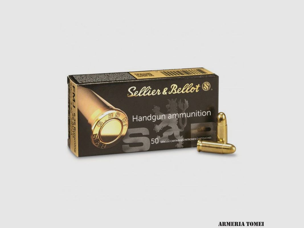 SELLIER & BELLOT – 9x21mm 124GR FULL METAL JACKET, image 1 of 2