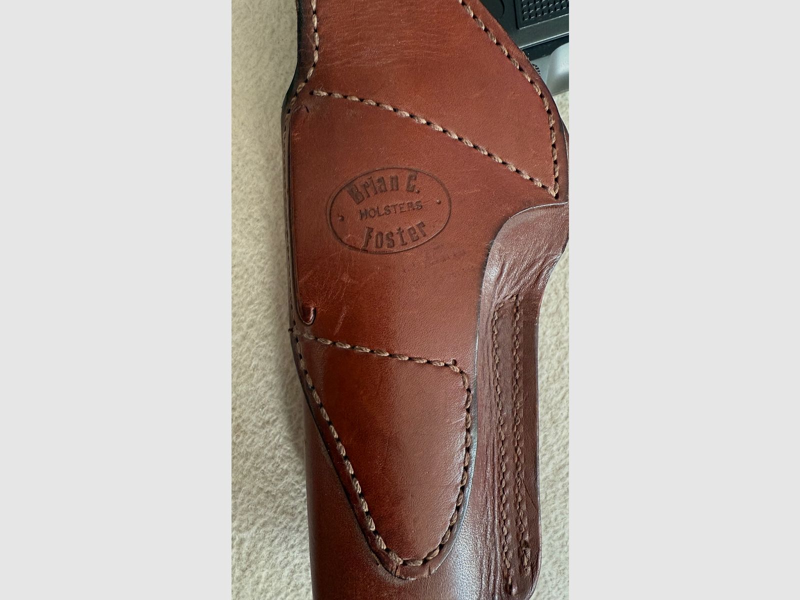 Brian C. Foster Gürtelholster OWB Leder Basketweave für CZ75, M75, Tanfoglio u.ä. 