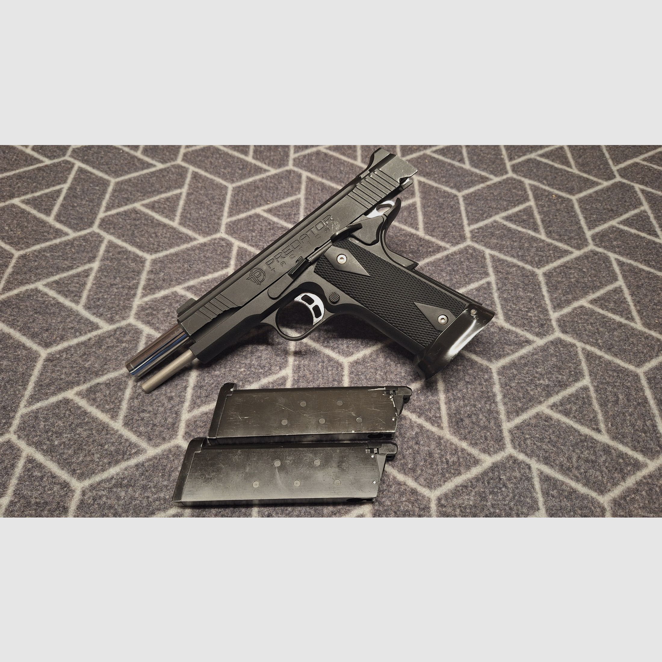 King Arms Predator Tactical Iron Shrike GBB Airsoft Pistol