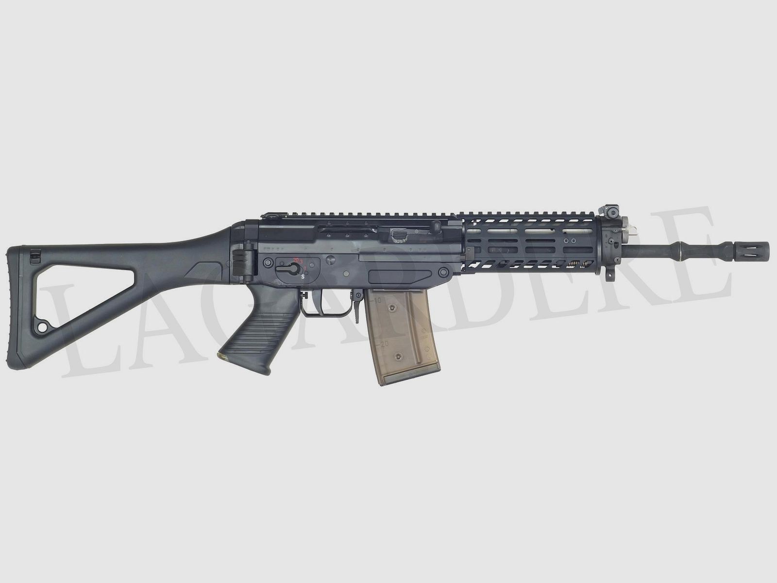SAN SWISS ARMS SG 553-1 LB RAIL AA M-LOCK BLACK(FUSIL D&rsquo;ASSAUT AUTOMATIQUE)