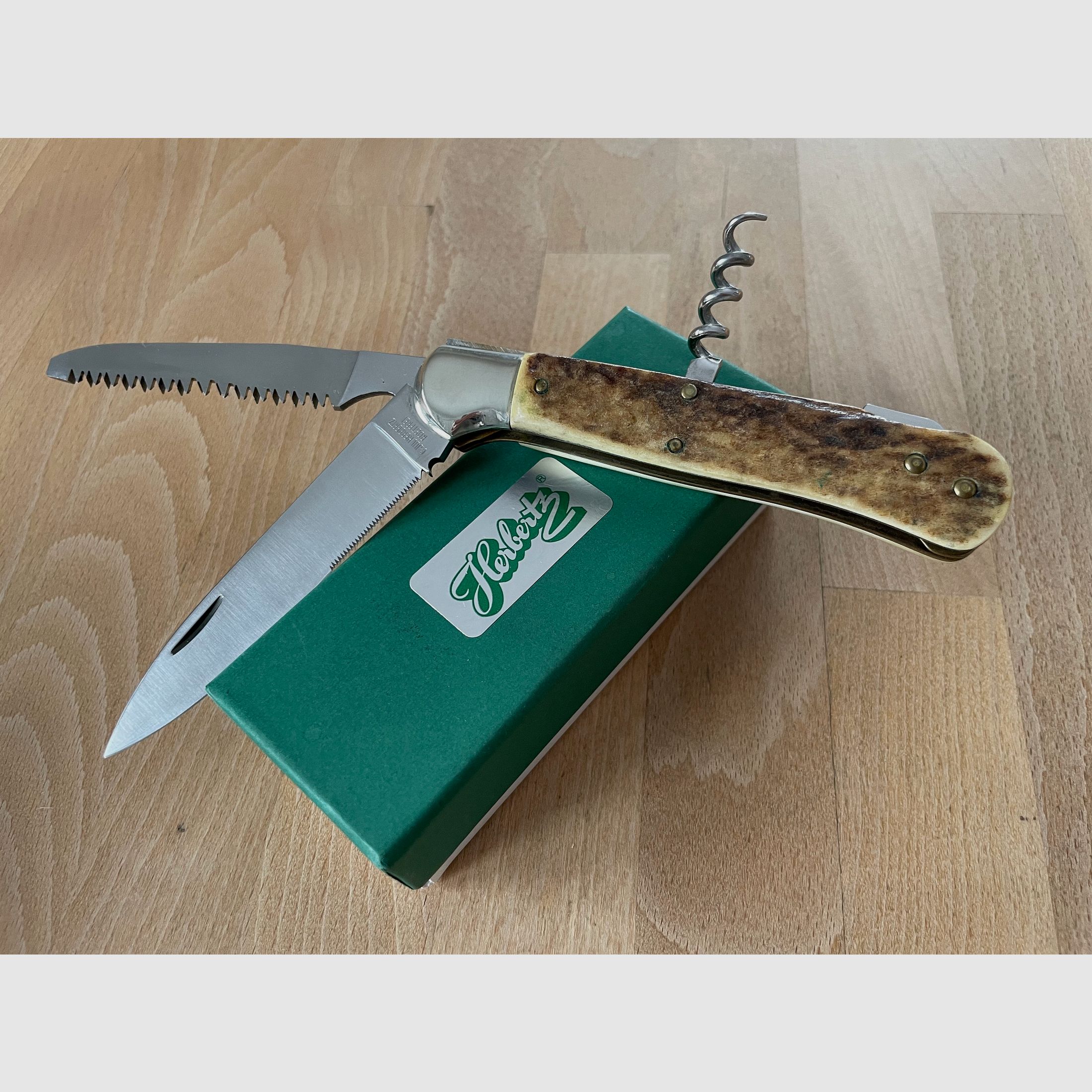 Herbertz hunting pocket knife 3-piece.