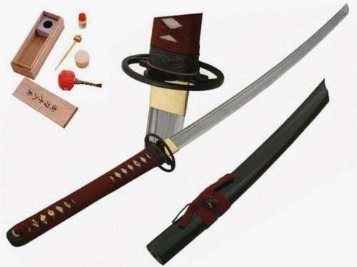 Katana Practical Aka Damast Schwert